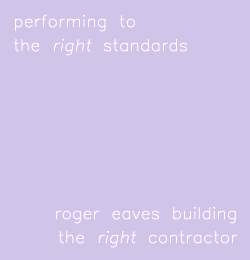 performing to the right standards